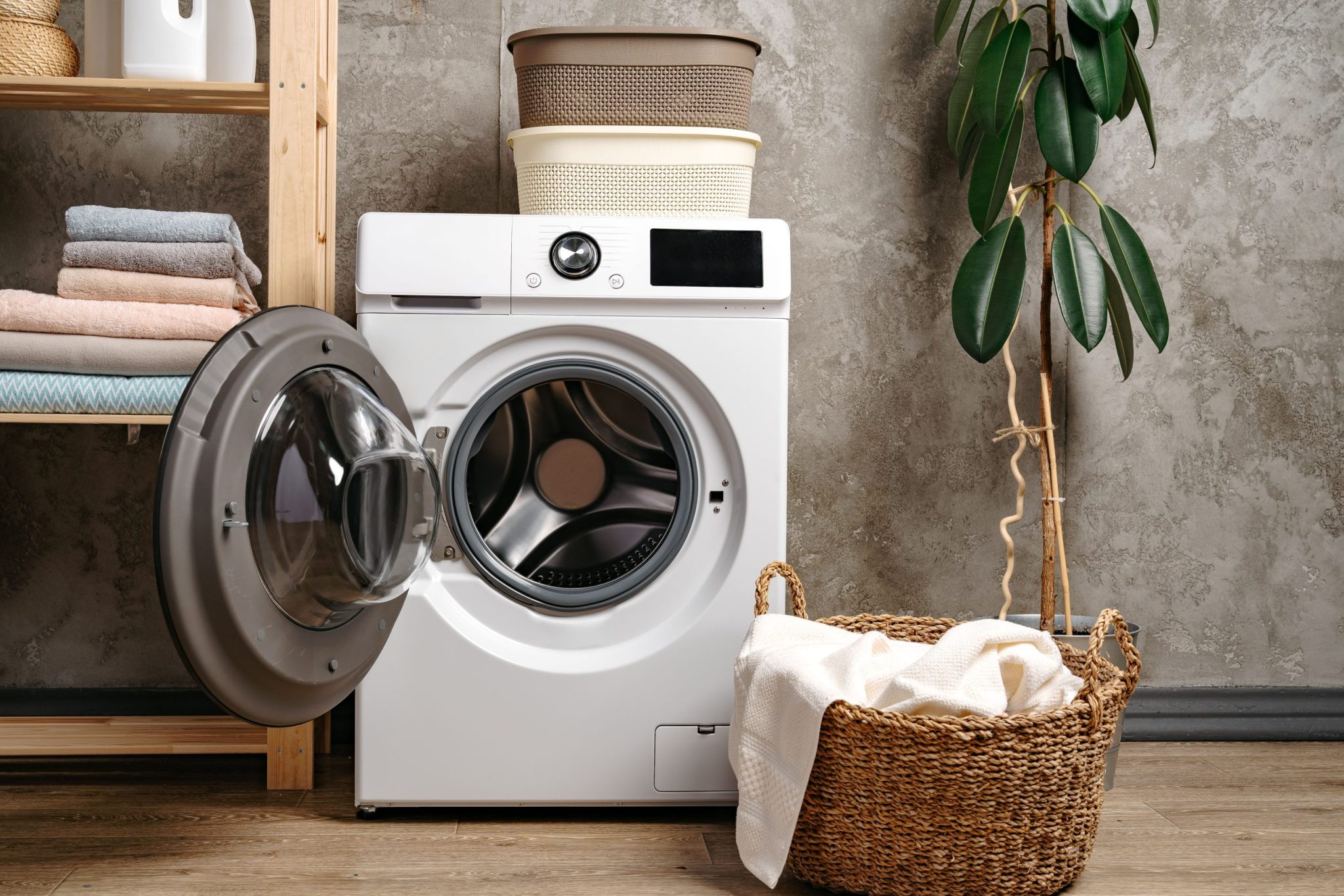 Pliage de draps propres et parfumés