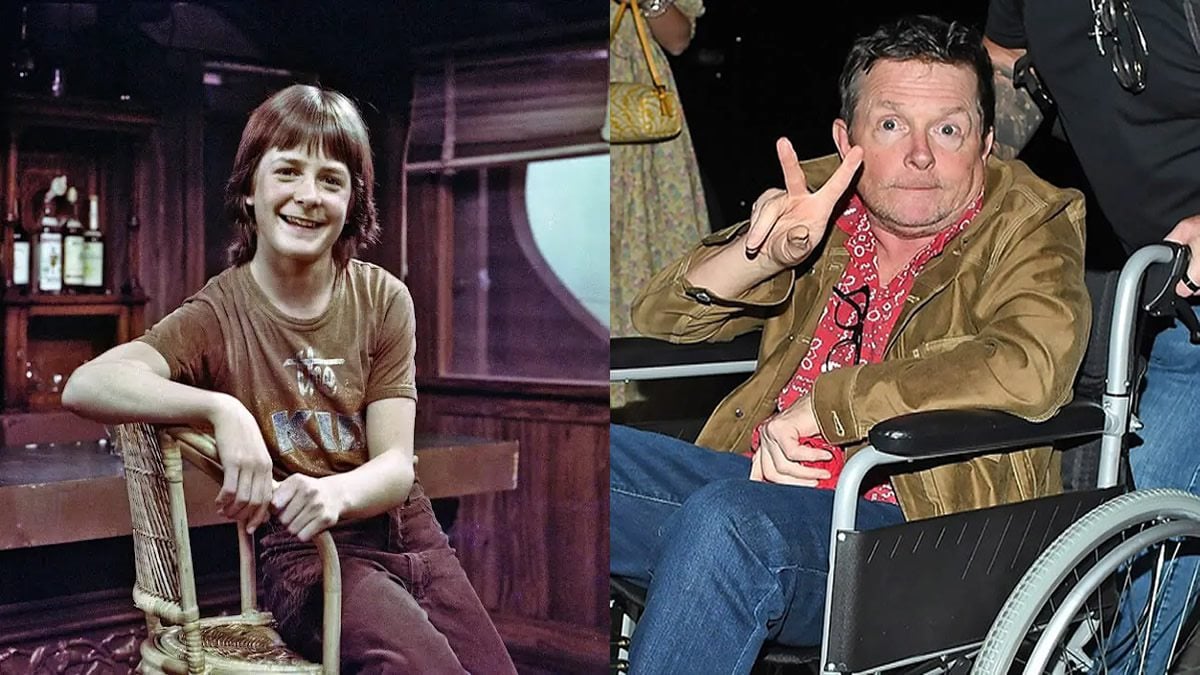 Portrait de Michael J. Fox souriant