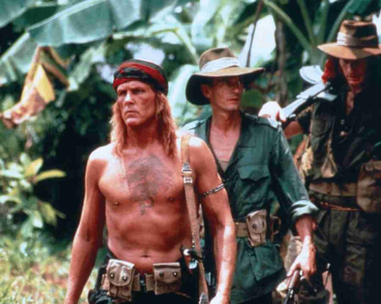 Nick Nolte sur un plateau de tournage