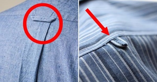Homme accrochant une chemise à un crochet par sa boucle arrière, dans un dressing