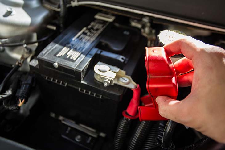 Batterie de voiture. source : spm