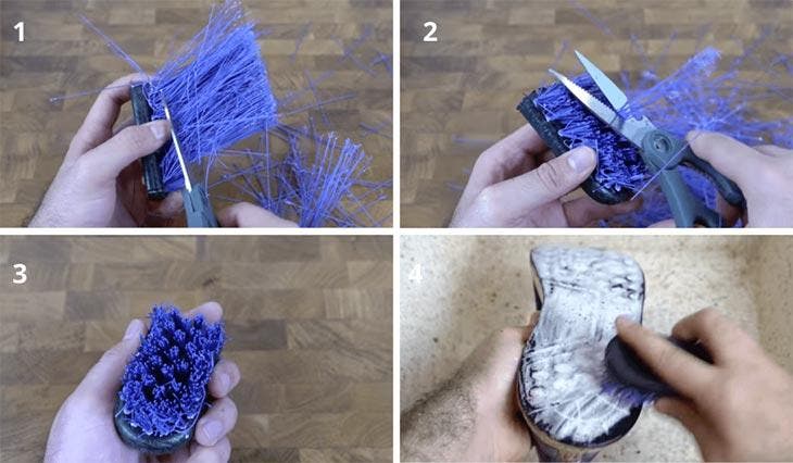 Brosse pour nettoyer les chaussures