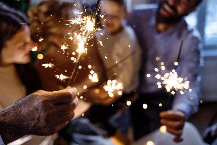 Célébration du nouvel an en famille. source : spm