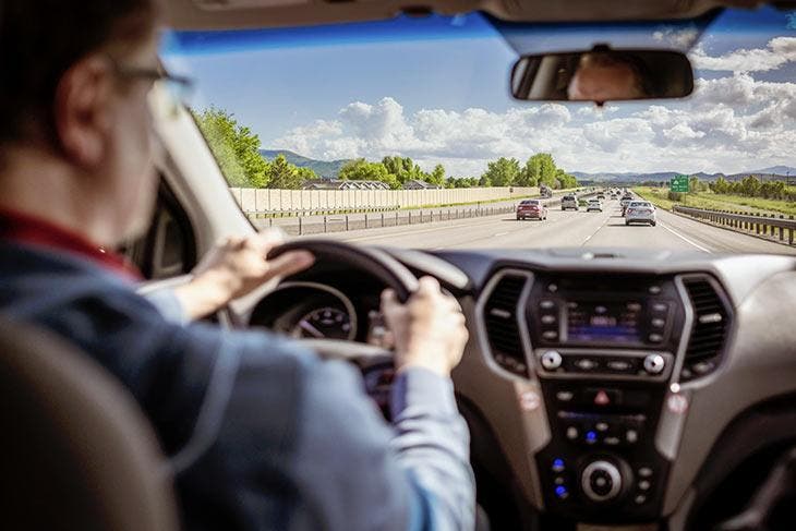 Conduite sur une autoroute