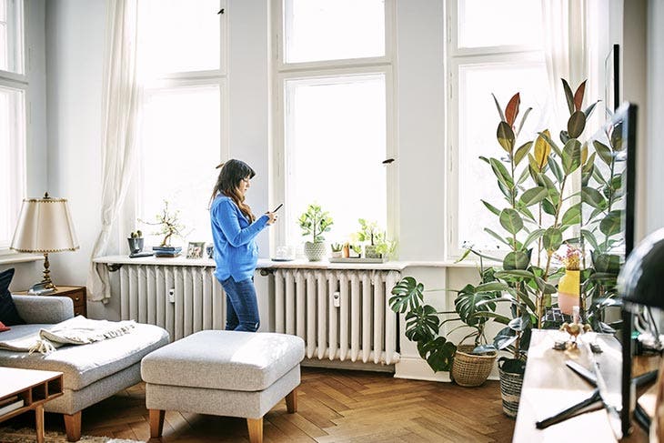 Emplacement du radiateur sous les fenêtres