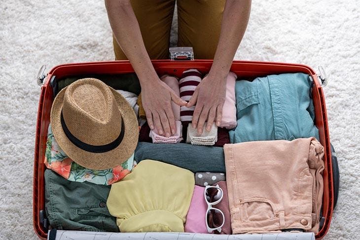 Faire sa valise pour partir en vacance