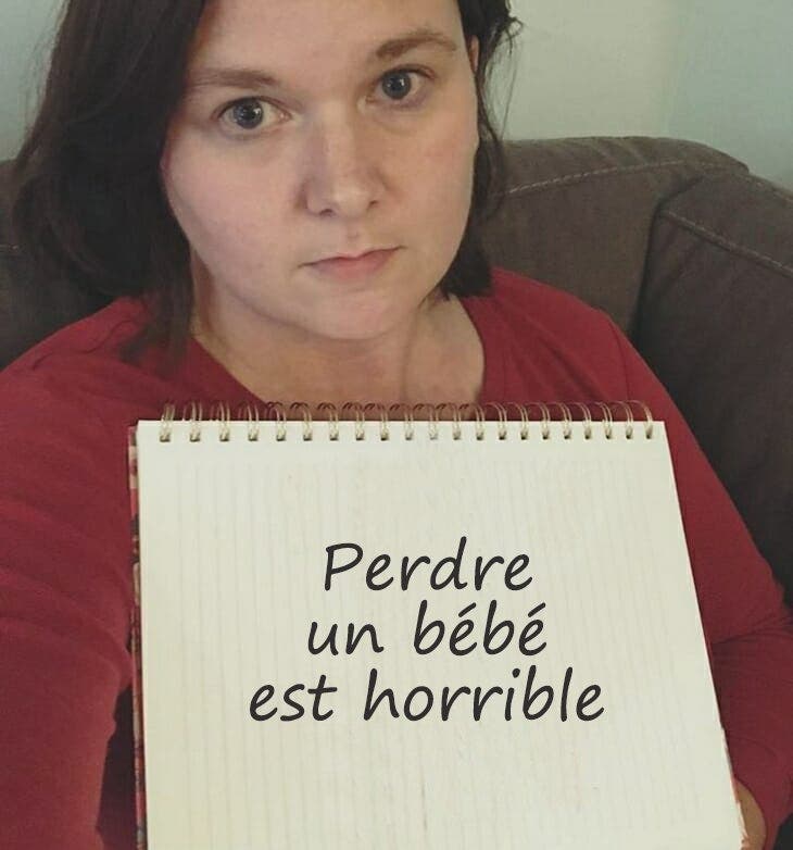 Perdre un bébé est horrible