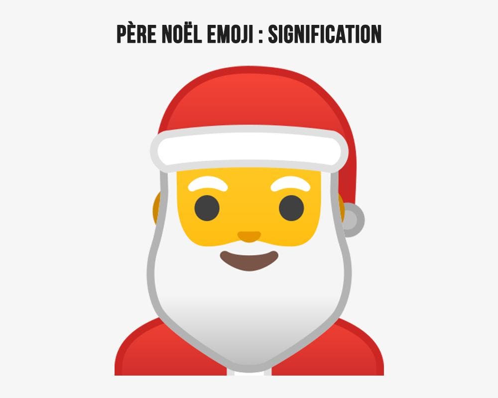 Signification de l’émoji père noël