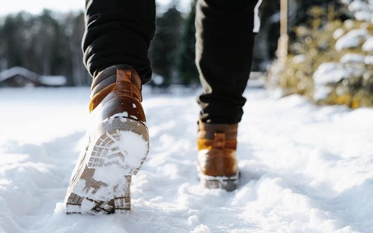 Porter des chaussures d’hiver