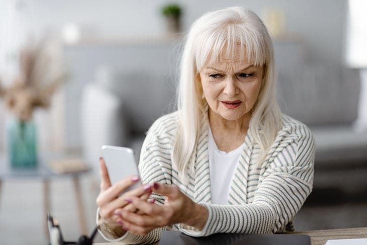 Réception d’un sms douteux