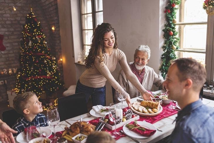 Repas de noël en famille – source : spm