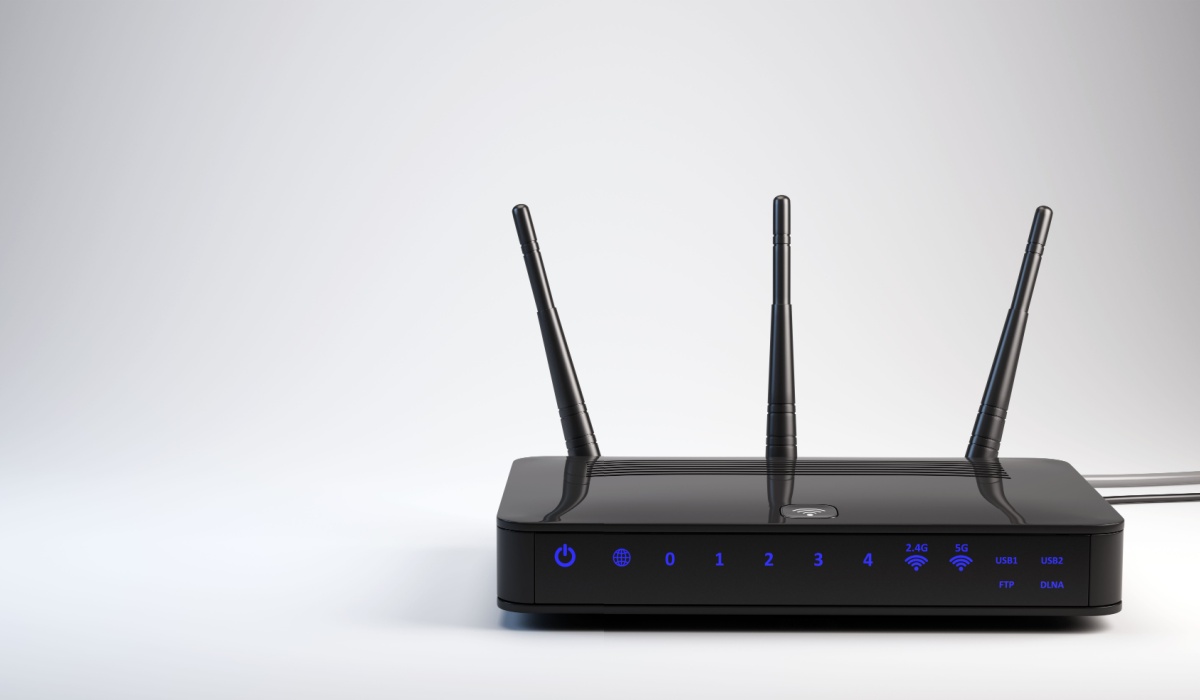 Illustration d'un signal Wi-Fi fort et stable symbolisé par des ondes bleues