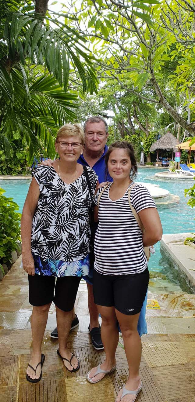 Tahnee et ses parents