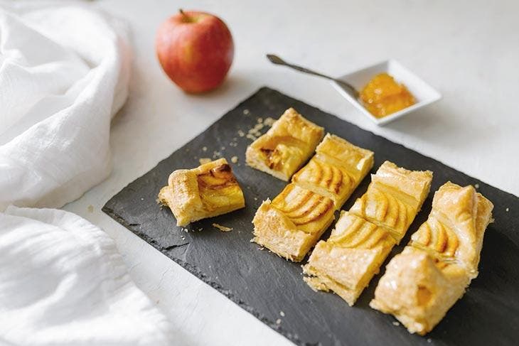 Tarte aux pommes à la confiture