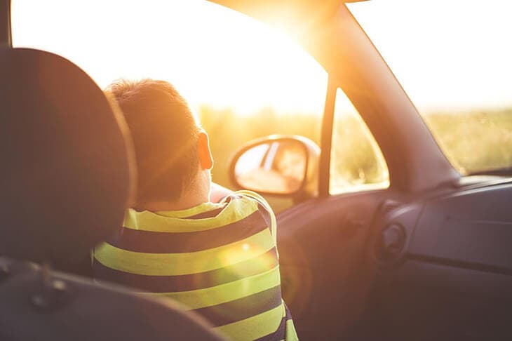 Température élevée dans la voiture 