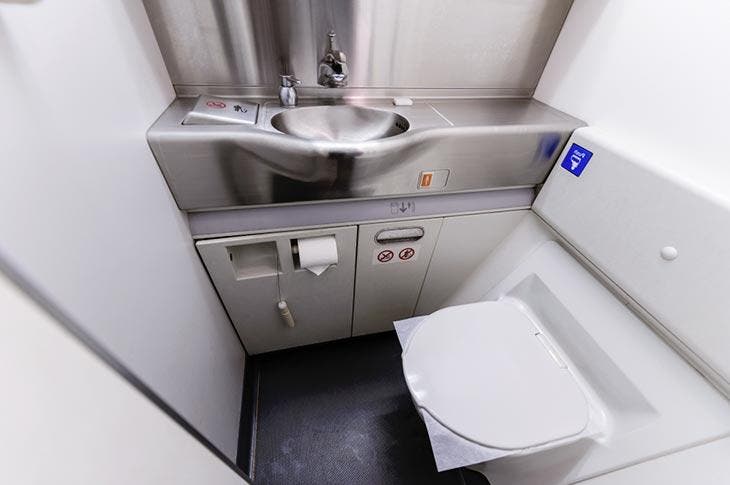 Toilettes d’avion