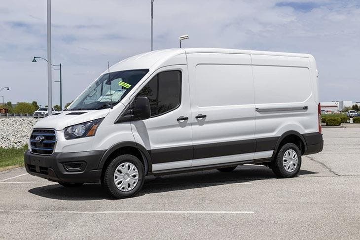 Une Ford E-Transit