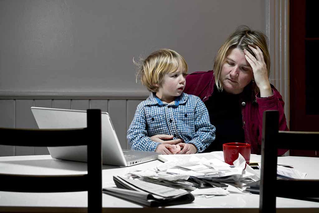 Une maman avec son enfant