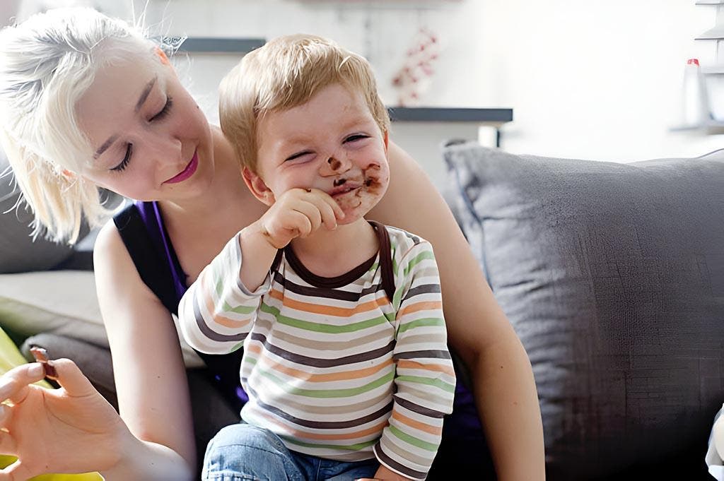 Une maman et son fils