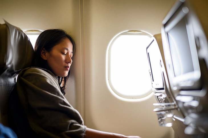 Dormir dans l’avion 