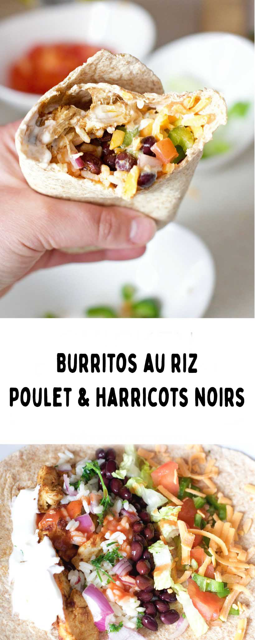 burrito harricots noir poulet