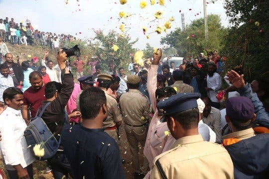 celebration arrestation violeurs