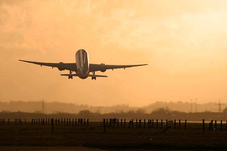 Décollage d’avion 