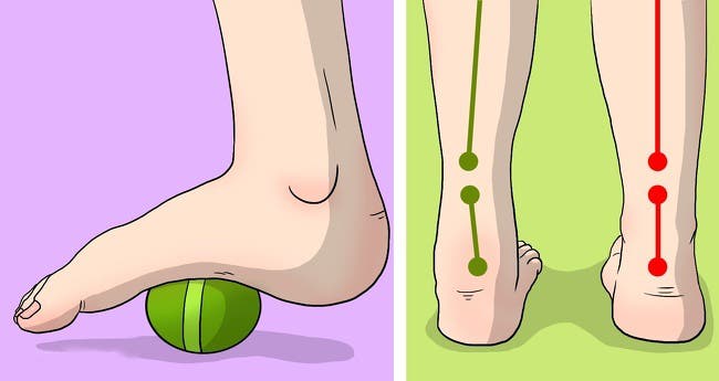 6 exercices pour supprimer les douleurs au pied au genou et à la hanche