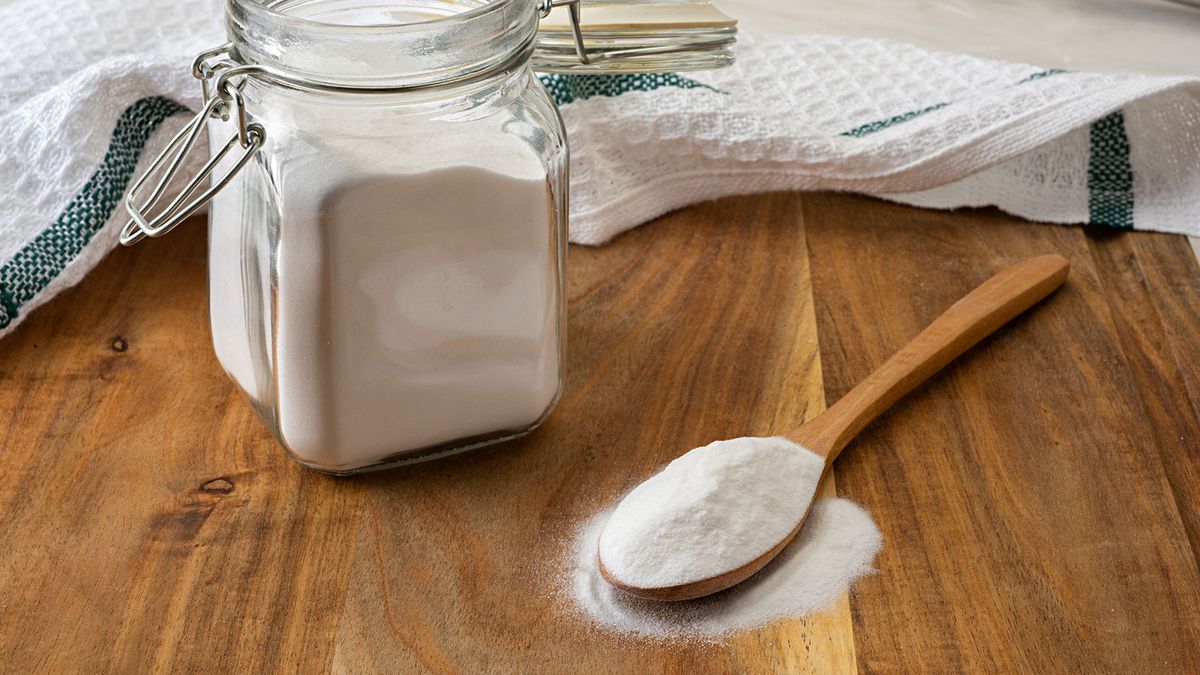 Boîte de bicarbonate de soude alimentaire