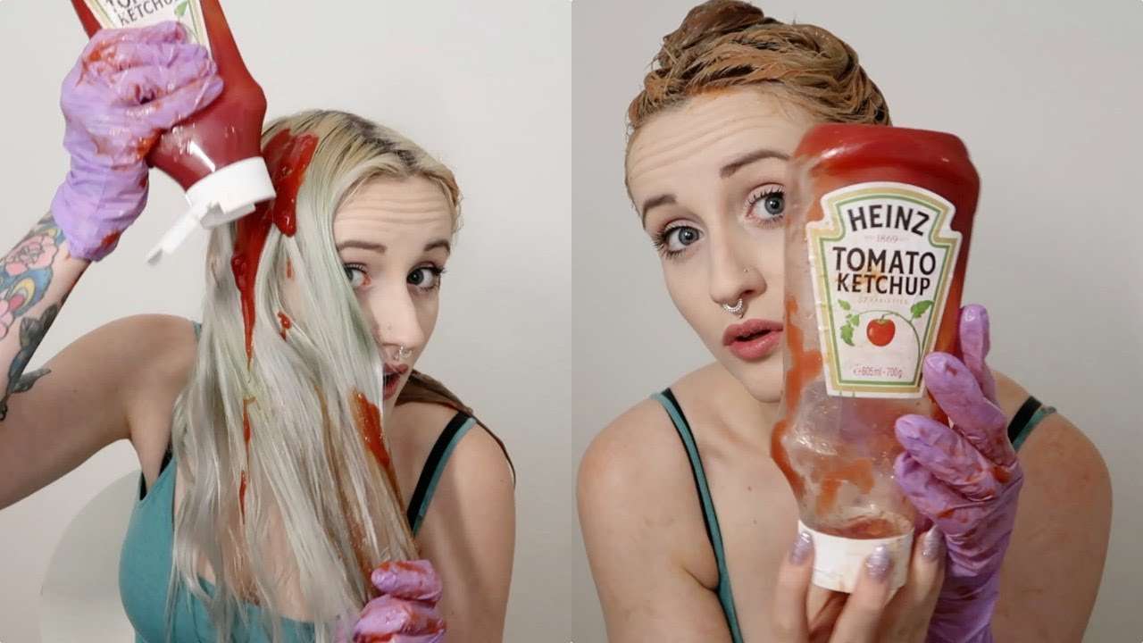 ketchup cheveux