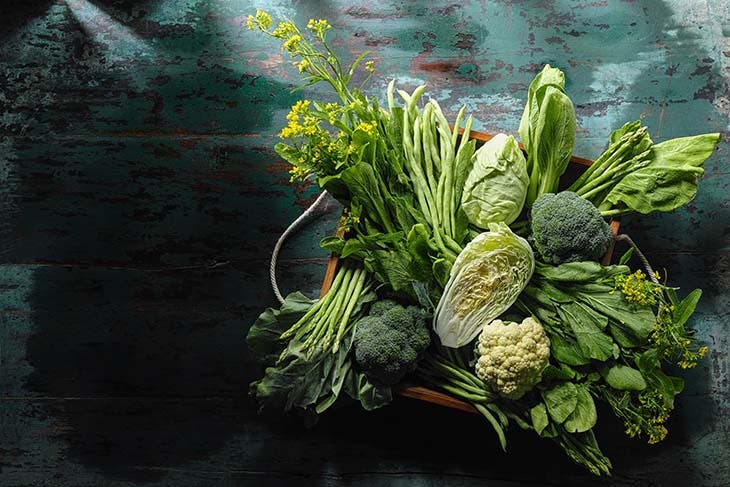 légumes feuilles