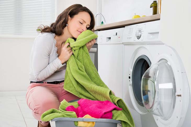 Un linge propre et parfumé 