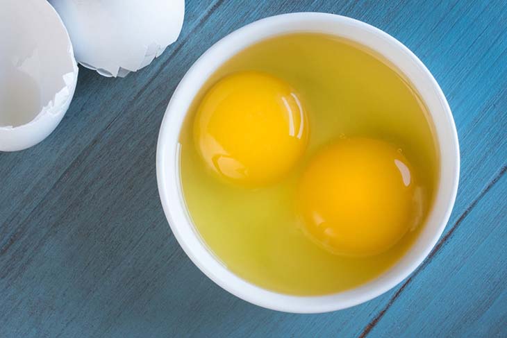 Oeufs pour faire un masque beauté 