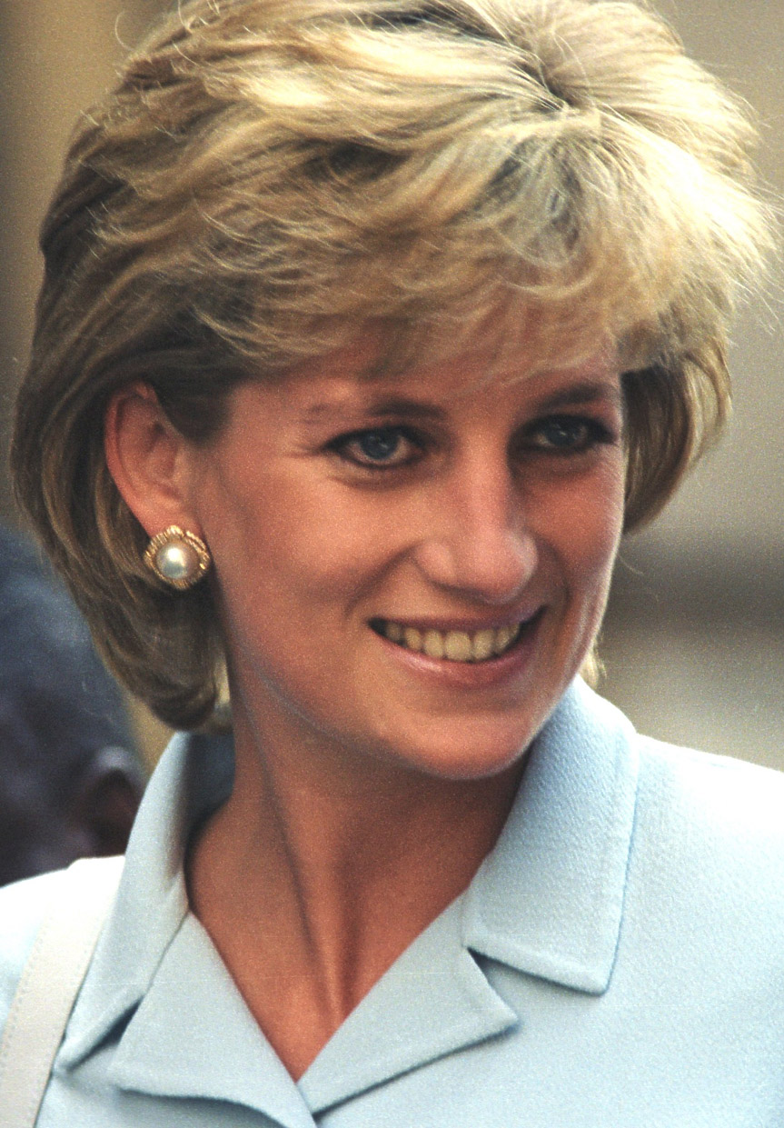 Les princes William et Harry jeunes, avec leur mère Diana