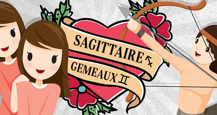 Sagittaire et gémeaux - source : spm