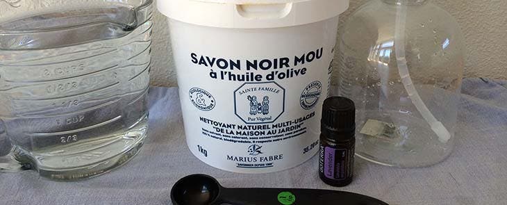 savon noir nettoyage vitres