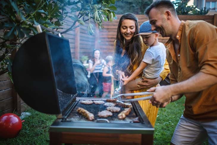 Un barbecue entre amis